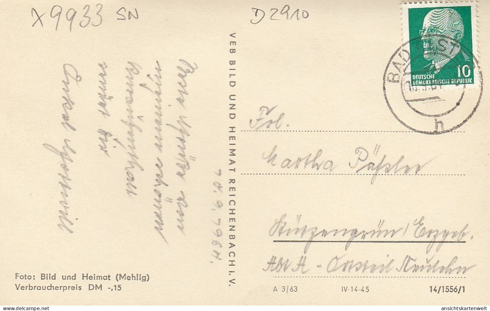 Staatsbad Bad Elster Mehrbildkarte Gl1964 #D2910 - Autres & Non Classés