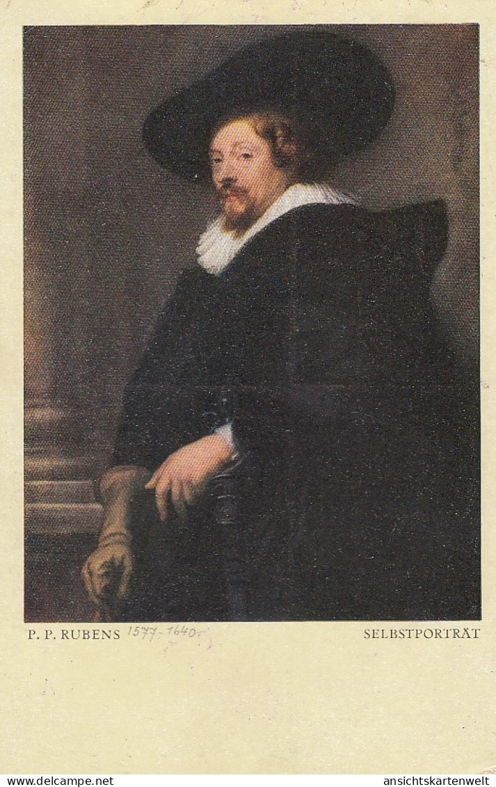 P.P.RUBENS Selbstportait Ngl #D4013 - Malerei & Gemälde