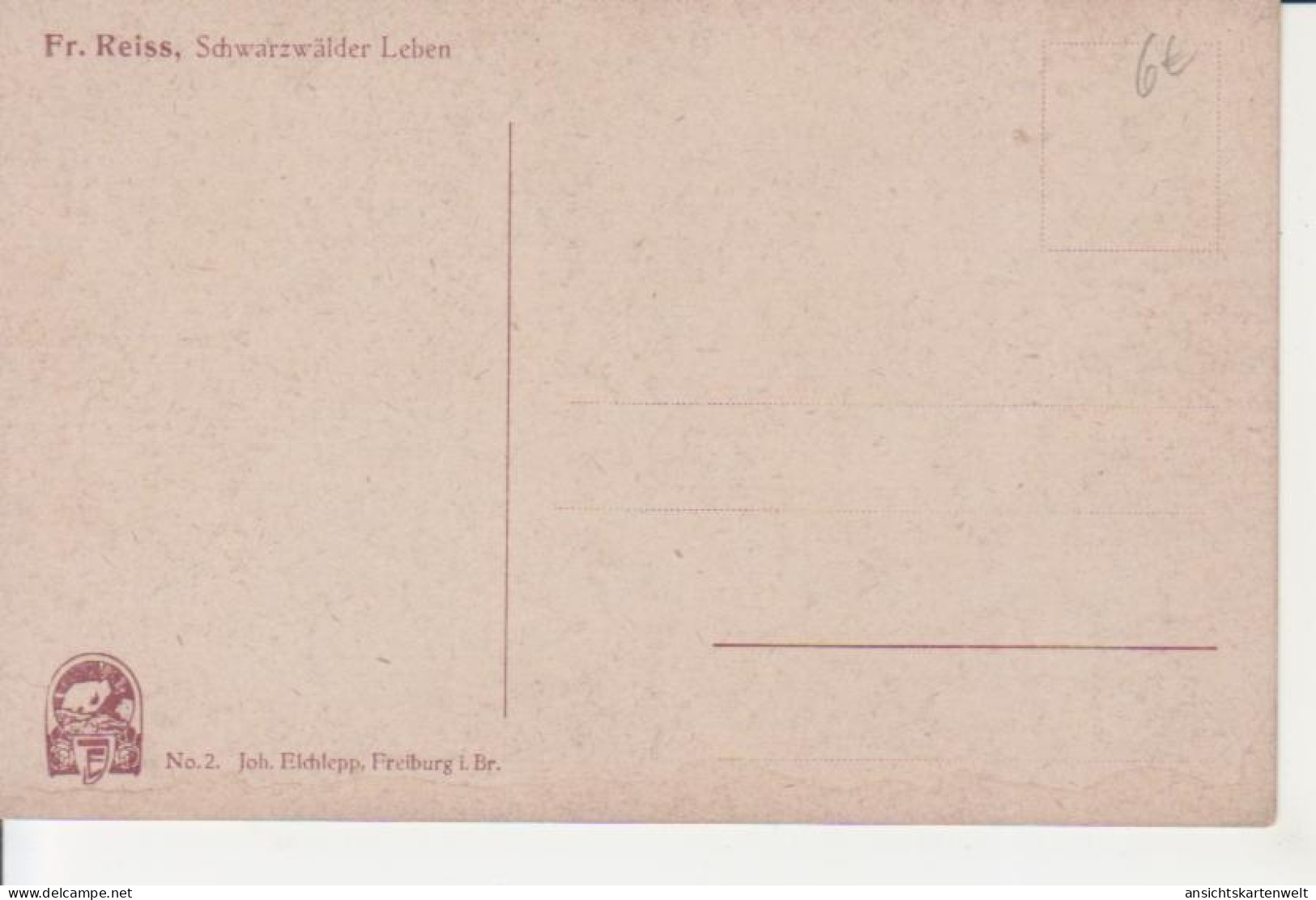 Fr. Reiss - Schwarzwälder Leben Nr.2 Ngl #219.675 - Zonder Classificatie