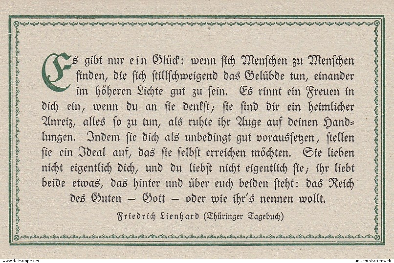 Es Gibt Nur E I N Glück, Wenn ... Ngl #D3389 - Otros & Sin Clasificación