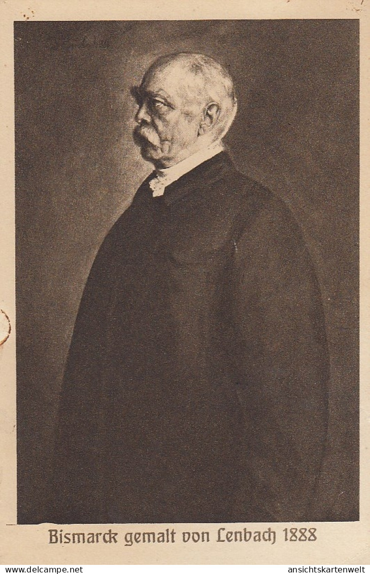 LENBACH Otto Fürst Von Bismarck 1888 Ngl #D4184 - Hommes Politiques & Militaires