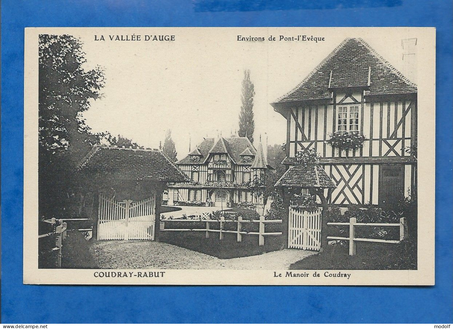 CPA - 14 - La Vallée D'Auge - Environs De Pont-l'Evêque - Coudray-Rabut - Le Manoir De Coudray - Non Circulée - Other & Unclassified