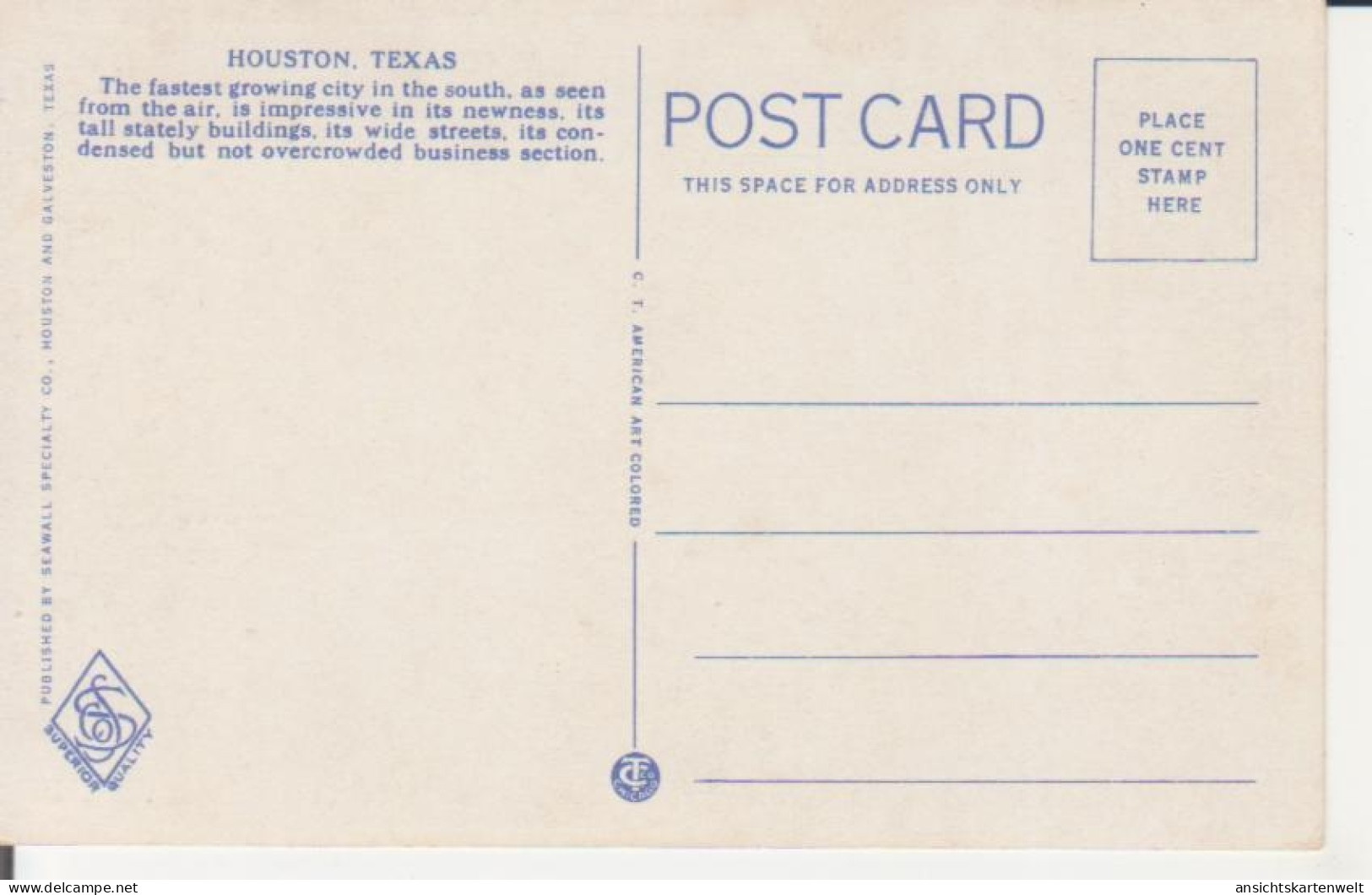 Houston TX - Panorama Ngl #220.193 - Other & Unclassified