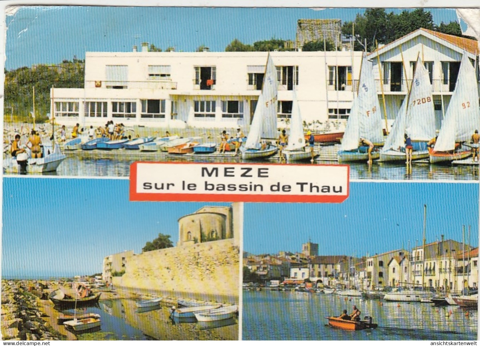 Meze (Hérault), L#ecole De Voile, Les Ports Glum 1980? #G4849 - Autres & Non Classés