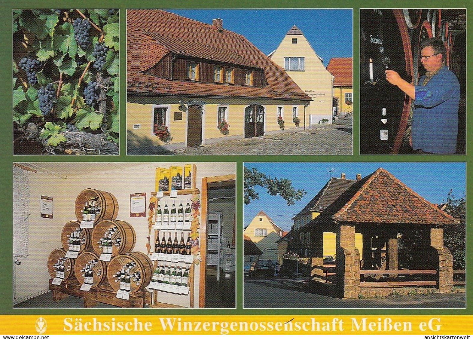 Sächsische Winzergenossenschaft Meissen Mehrbildkarte Gl2000 #D5515 - Altri & Non Classificati