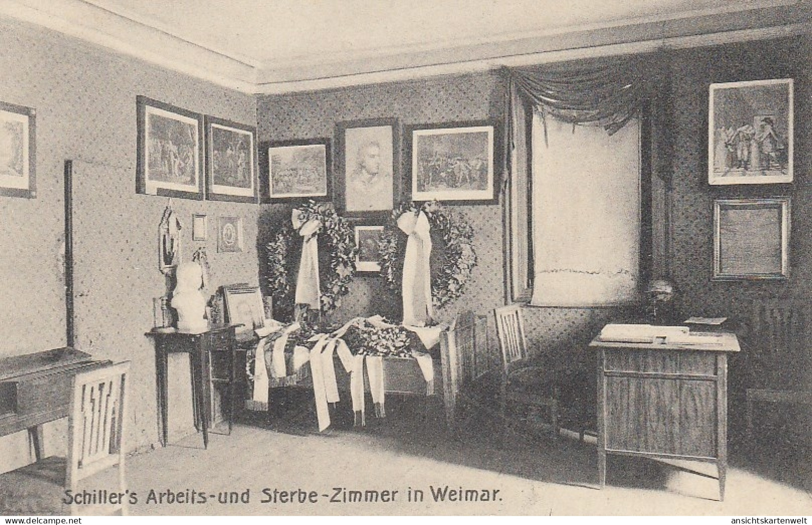 Weimar Schiller's Arbeits- U.Sterbezimmer Ngl #D3355 - Autres & Non Classés