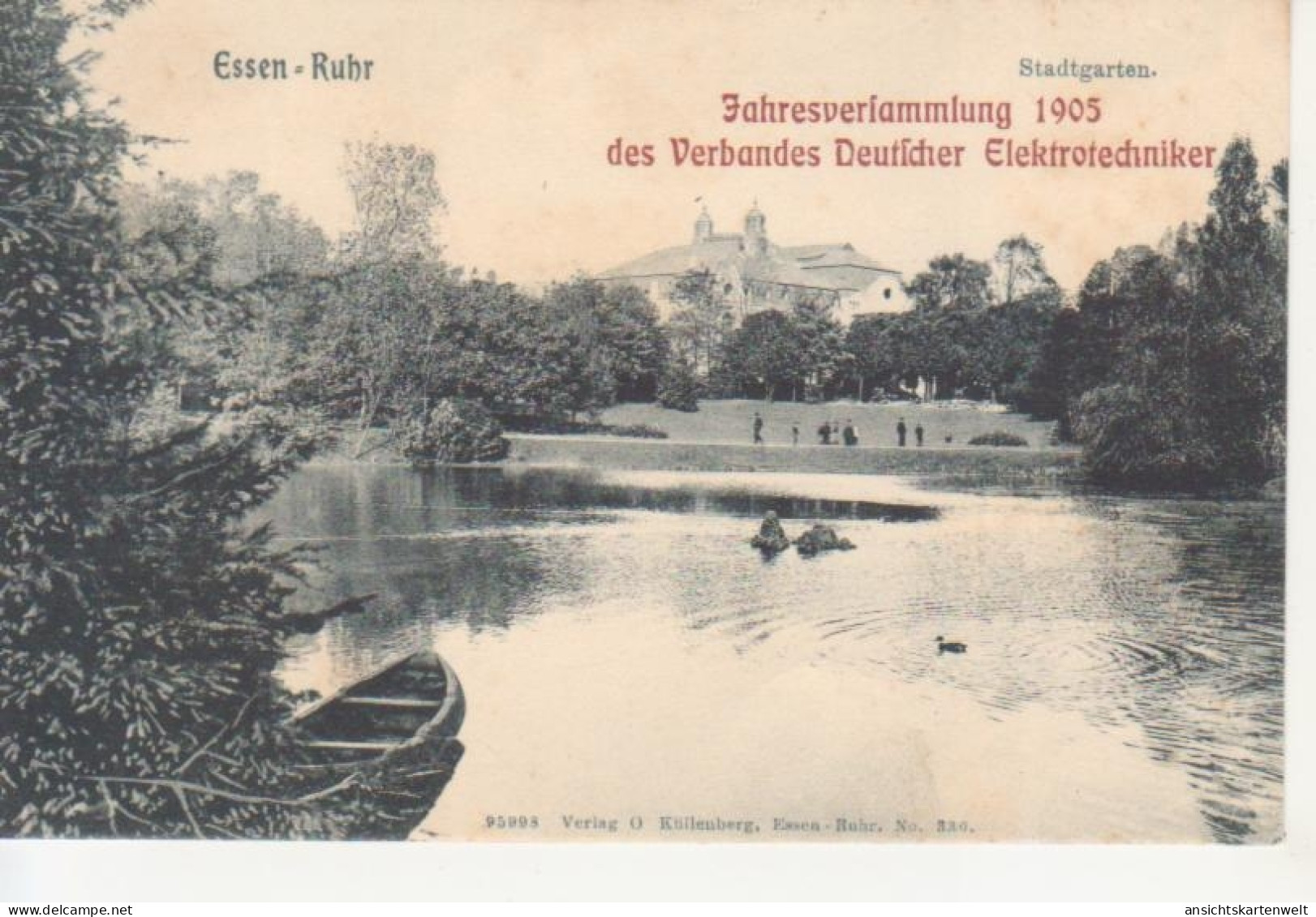 Essen (Ruhr) - Stadtgarten, Jahresversammlung 1905 Ngl #220.076 - Autres & Non Classés