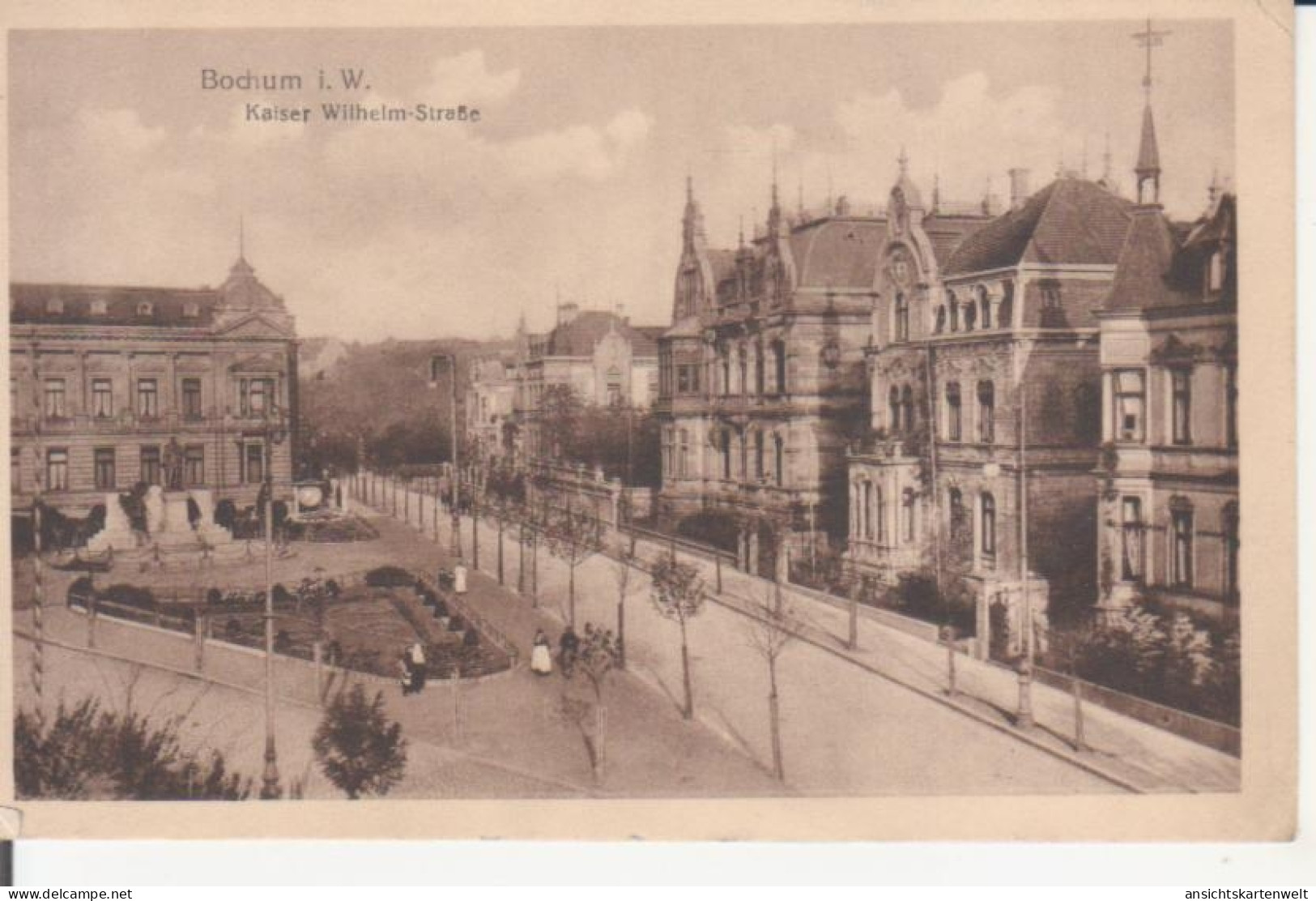 Bochum I. W. Kaiser Wilhelm-Straße Feldpgl1918 #221.084 - Autres & Non Classés