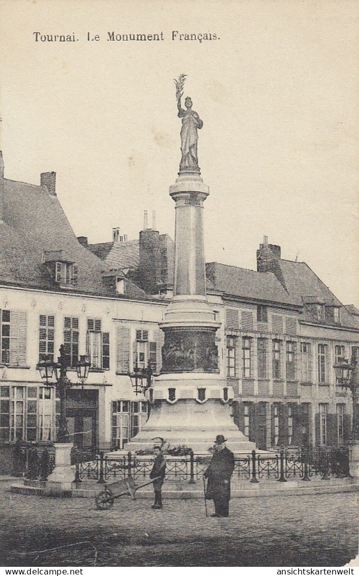 Tournai La Monument Francais Gl1909 #D3498 - Andere & Zonder Classificatie