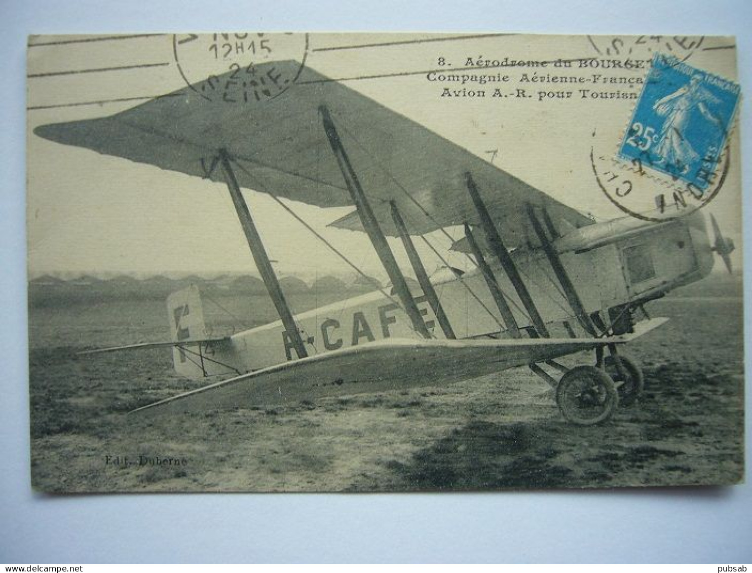 Avion / Airplane / COMPAGNIE AÉRIENNE FRANÇAISE / Breguet XIV / Seen At Le Bourget Airport / Aéroport - 1919-1938: Interbellum