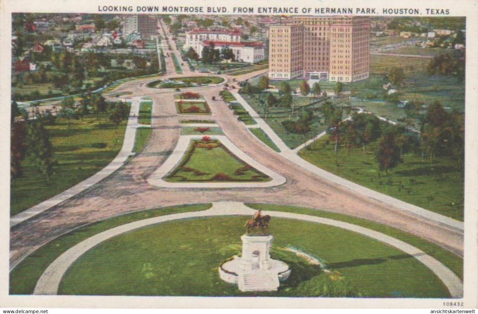 Houston TX - Montrose Blvd. From Hermann Park Ngl #220.195 - Other & Unclassified