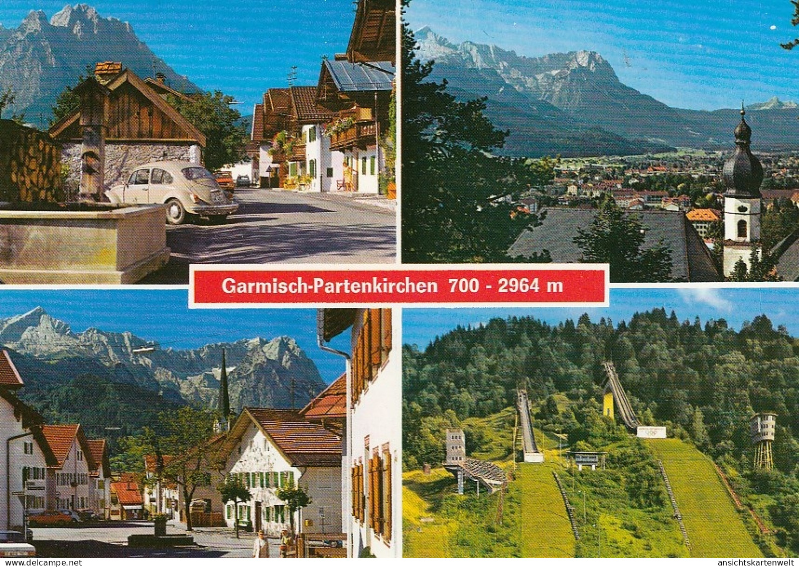 Garmisch-Partenkirchen Mehrbildkarte Gl1990 #D5153 - Sonstige & Ohne Zuordnung