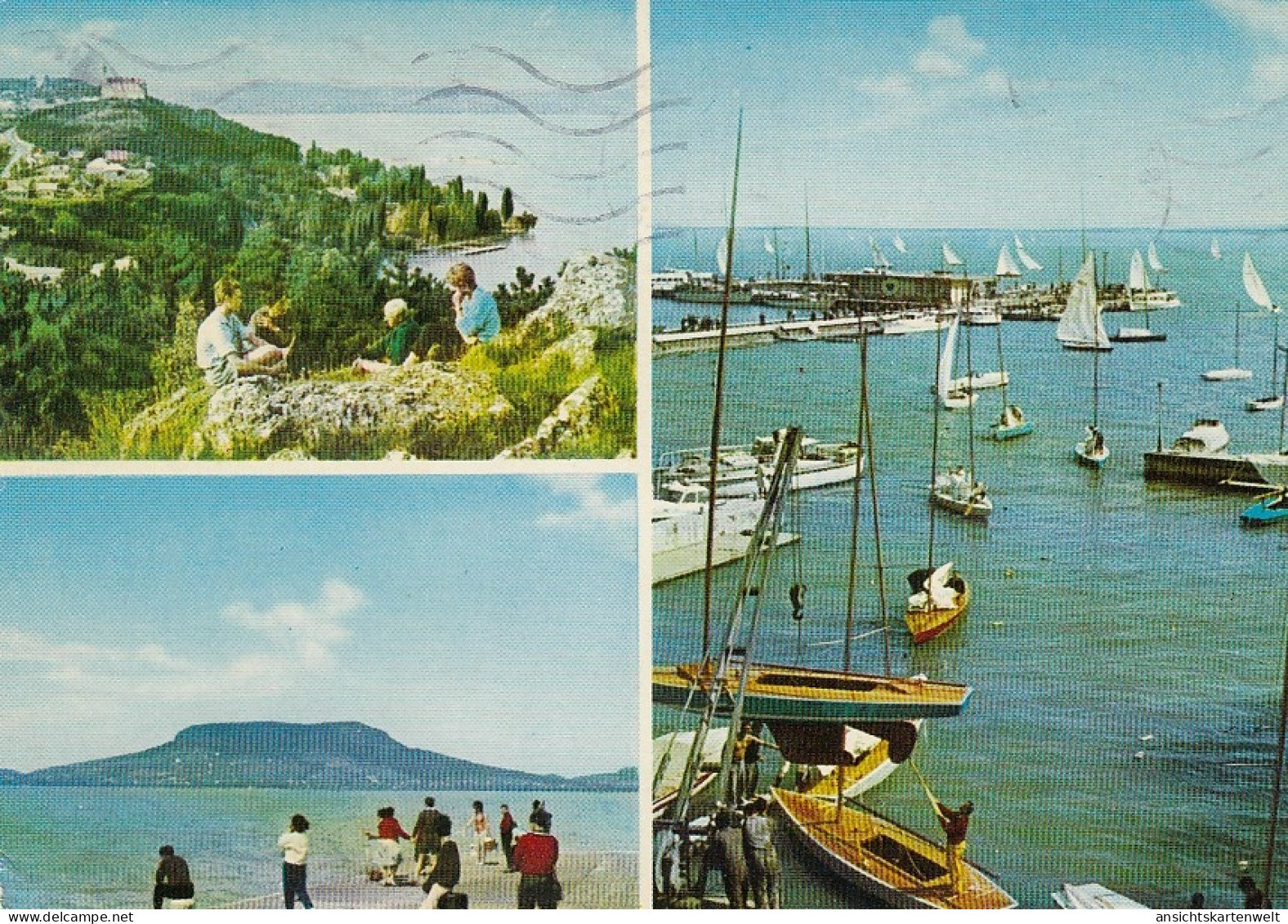 Balaton Mehrbildkarte Gl1974 #D5290 - Hungary