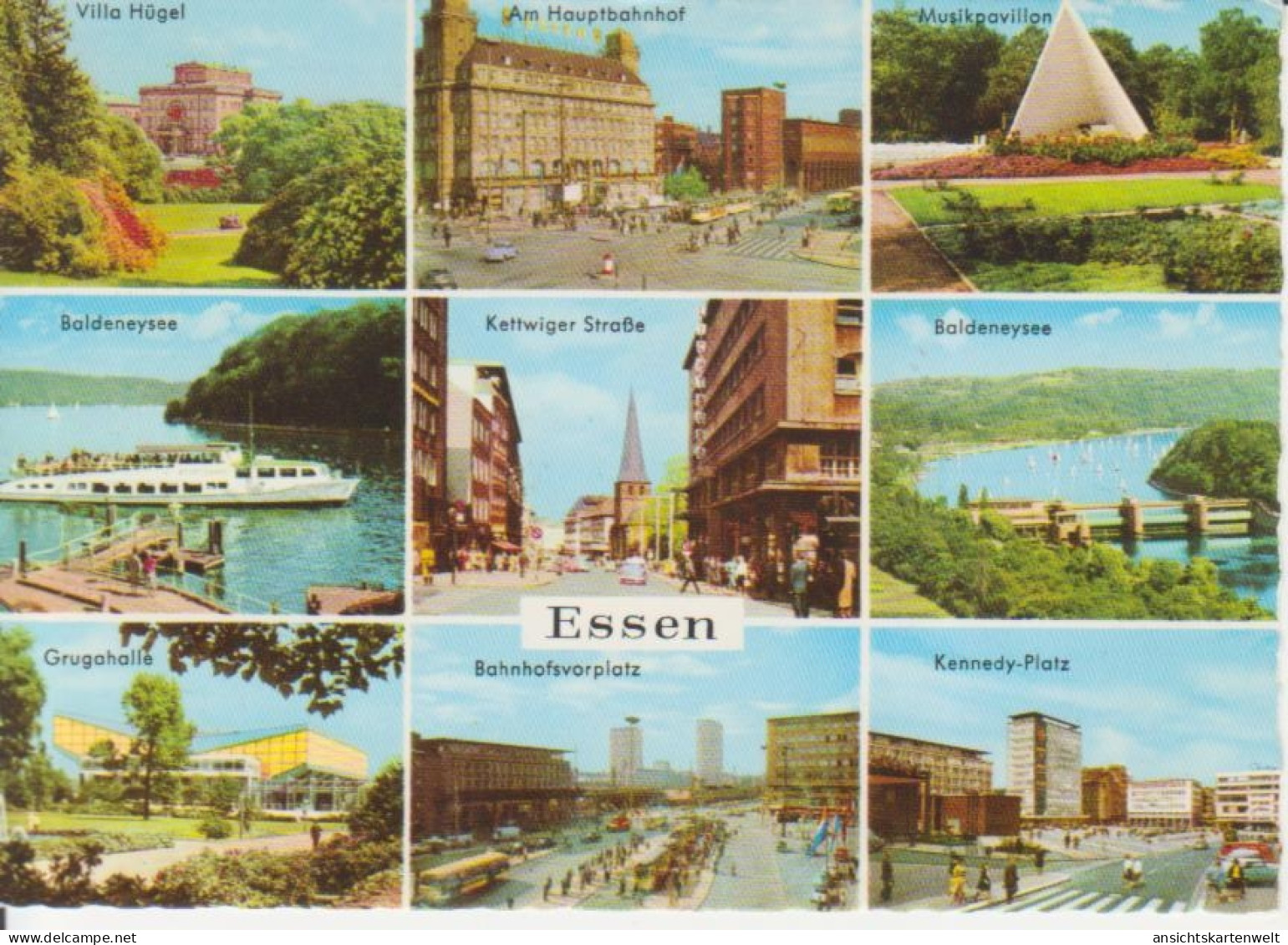 Essen (Ruhr) - Teilansichten Mehrbildkarte Gl1969 #220.063 - Autres & Non Classés