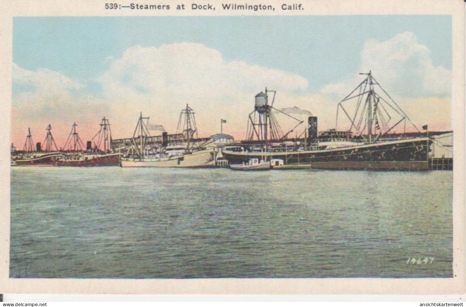 Wilmington CA - Steamers At Dock Ngl #220.201 - Other & Unclassified