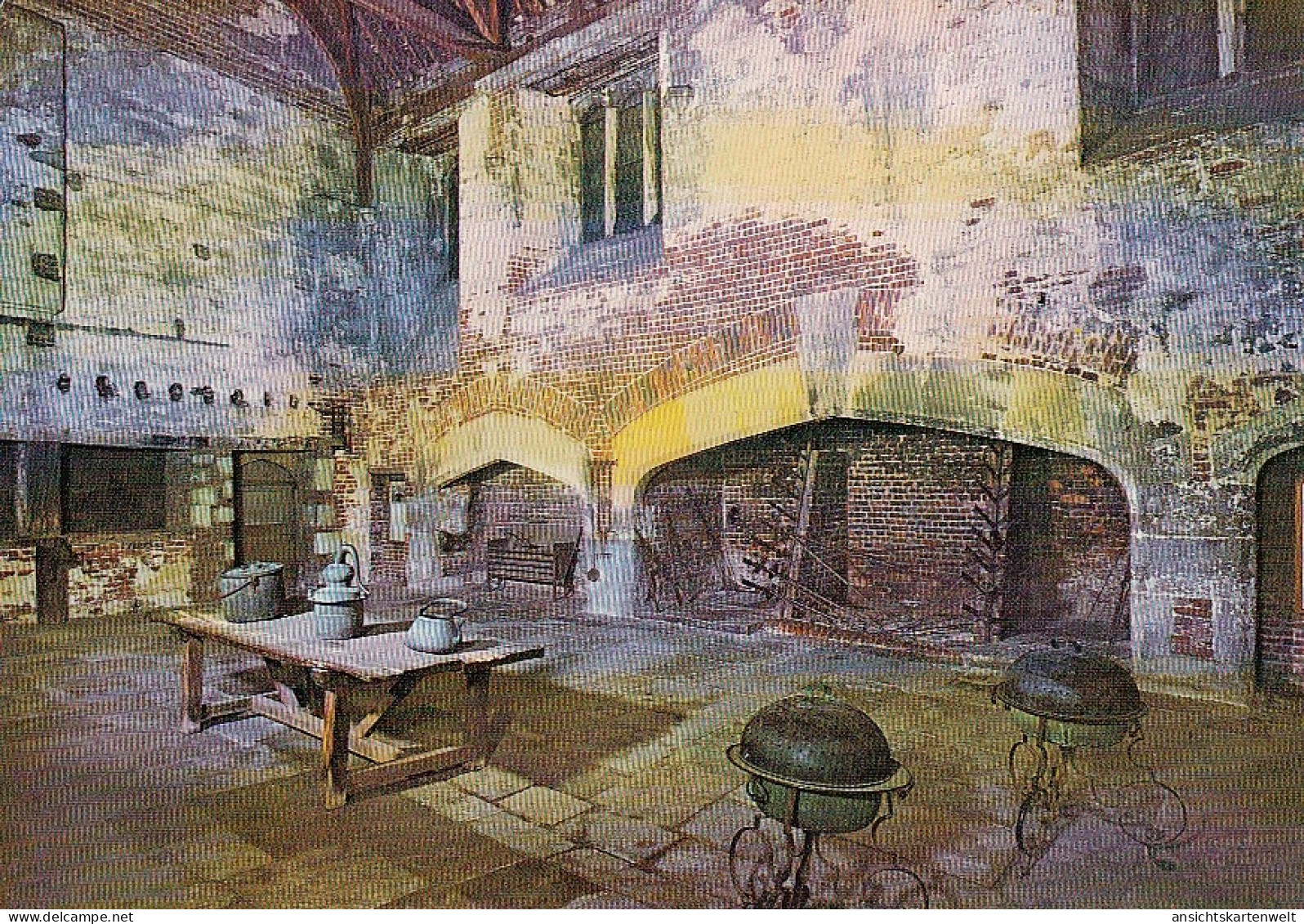 Hampton Court Palace, Middlesex, Henry VIII's Great Kitchen Ngl #D4569 - Sonstige & Ohne Zuordnung