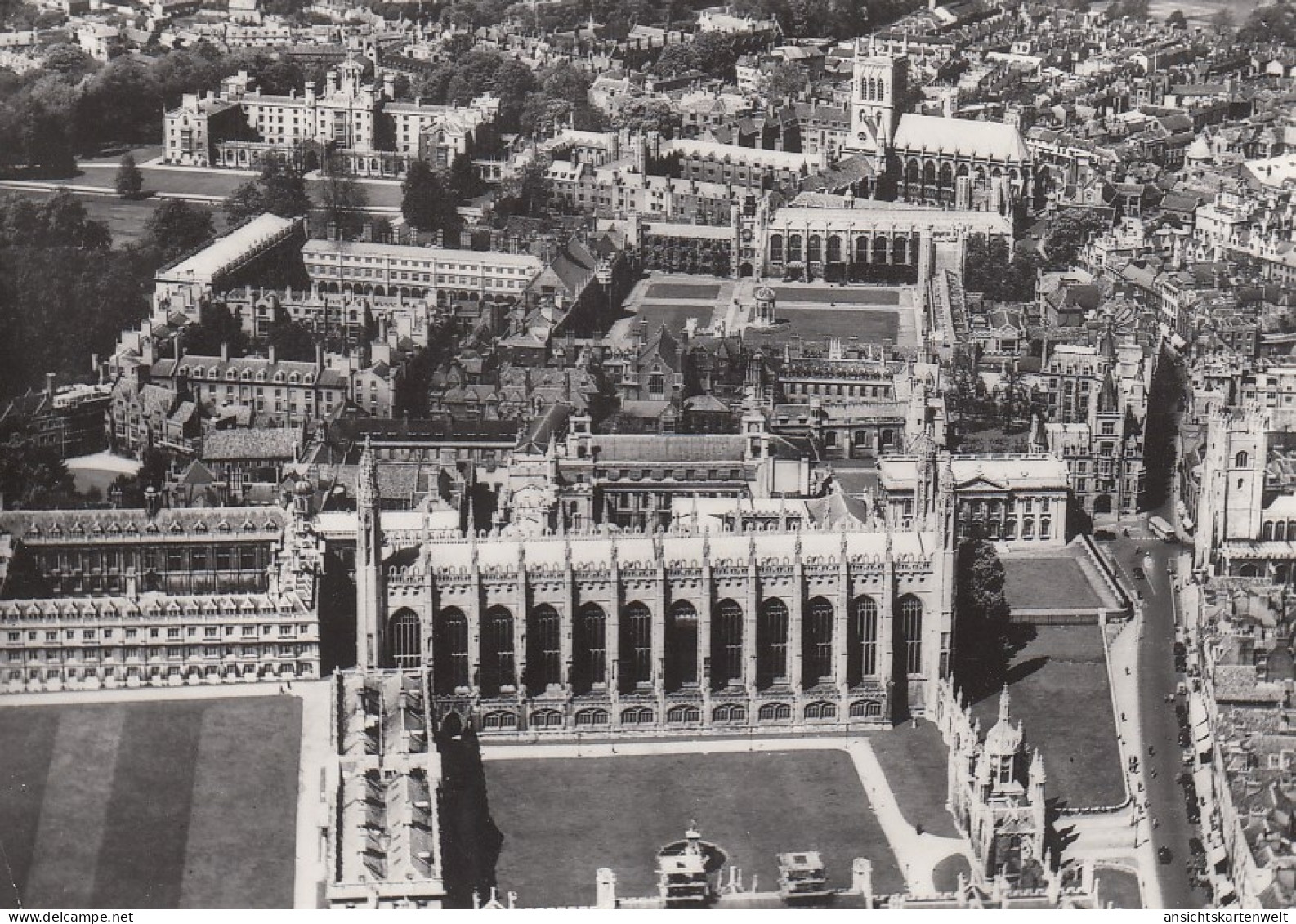 Cambridge Aerial View Ngl #D4580 - Sonstige & Ohne Zuordnung