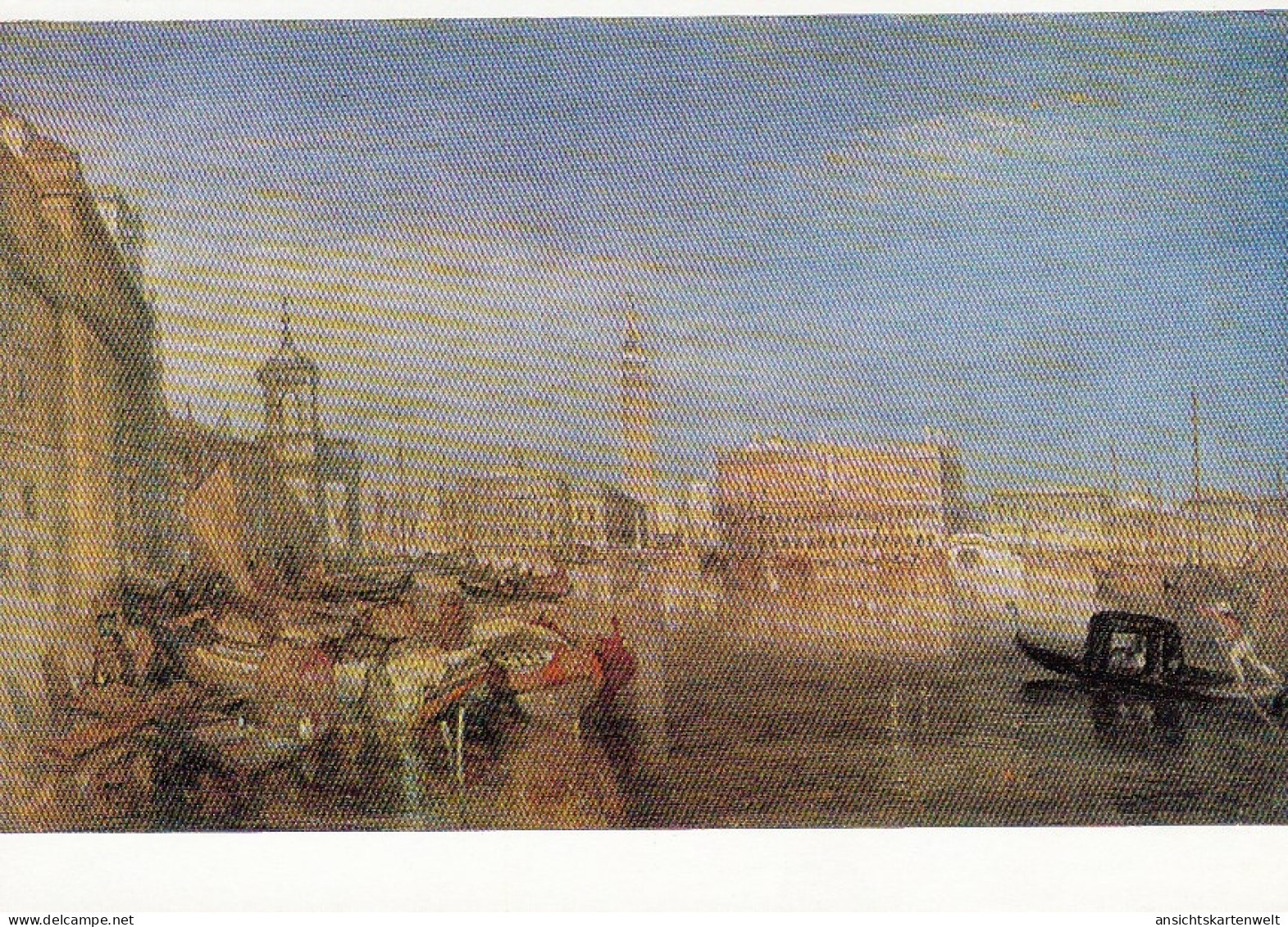 J.M.W.TURNER TBridge Of Sighs, Ducal Palace Venice Ngl #D4603 - Peintures & Tableaux