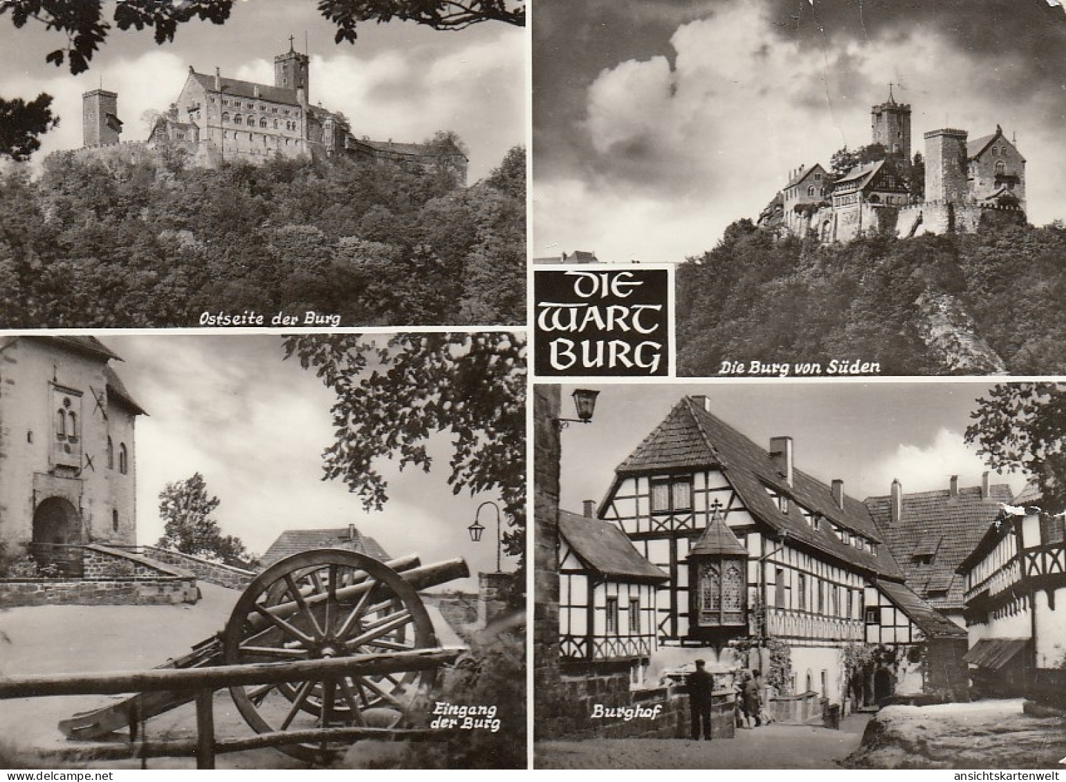 Die Wartburg Bei Eisenach Mehrbildkarte Gl1978 #D5065 - Autres & Non Classés