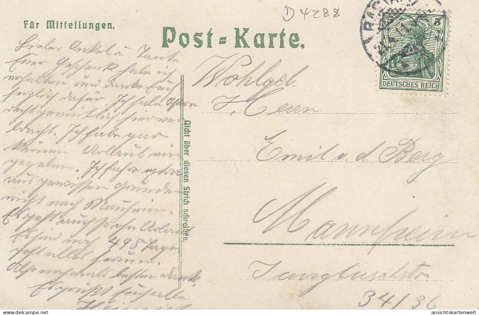 Garnison In Sorge Um Die Täglichen Kalorien ... Gl1911 #D4298 - Andere & Zonder Classificatie