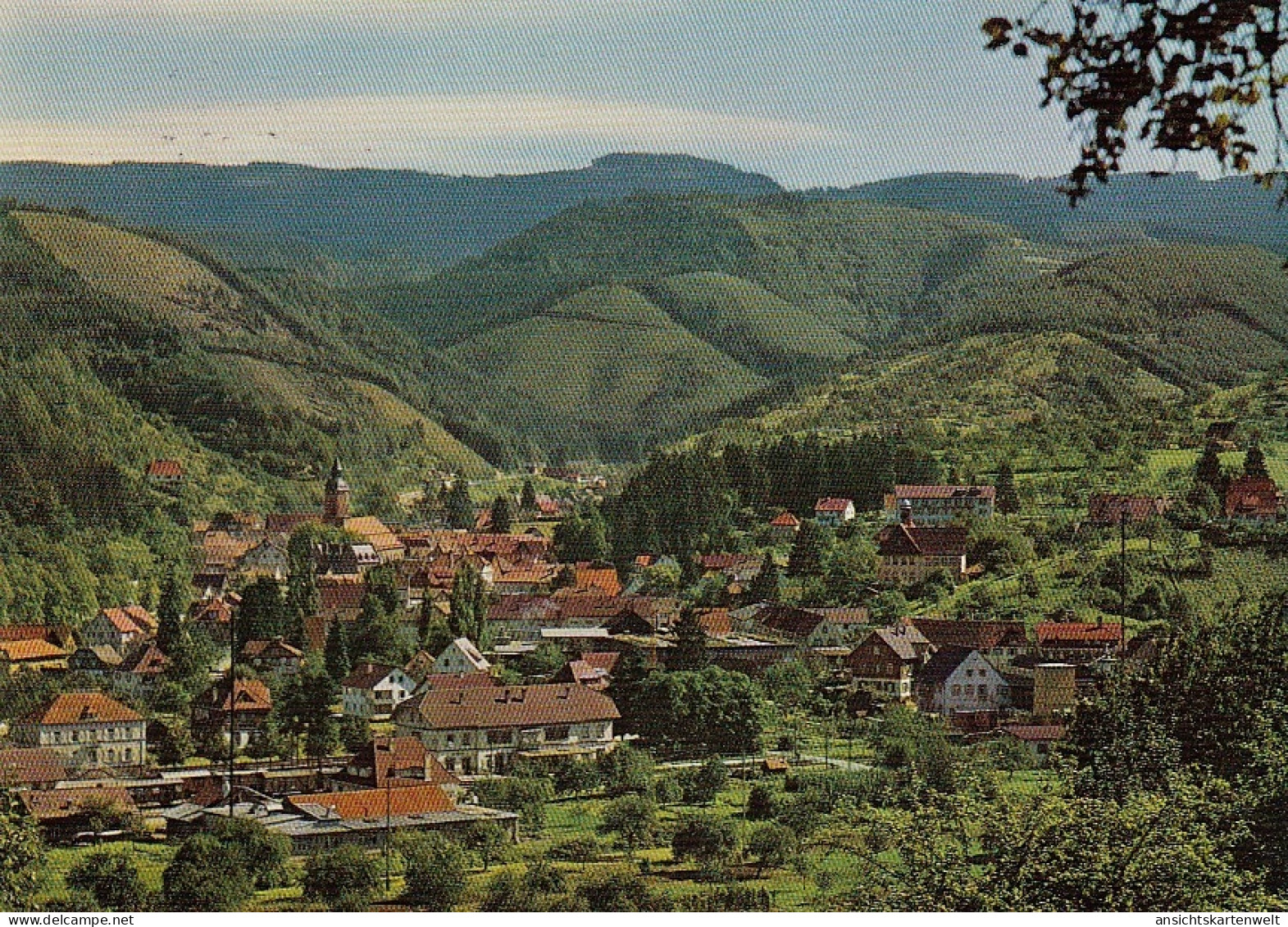 Oppenau Im Schwarzwald Panorama Gl1972 #D5139 - Other & Unclassified