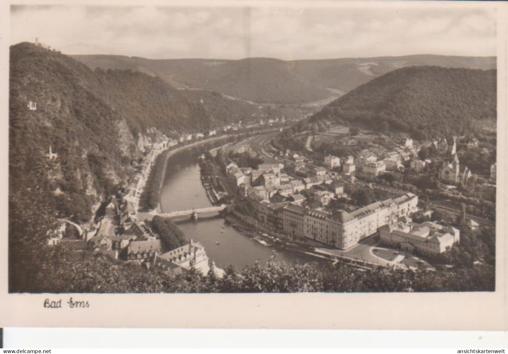 Bad Ems Panorama Gl1942 #222.097 - Andere & Zonder Classificatie