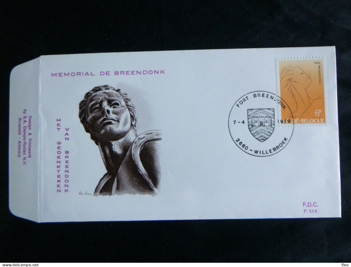 BELG.1979 1928 FDC (Willebroek) : " BREENDONK " - 1971-1980