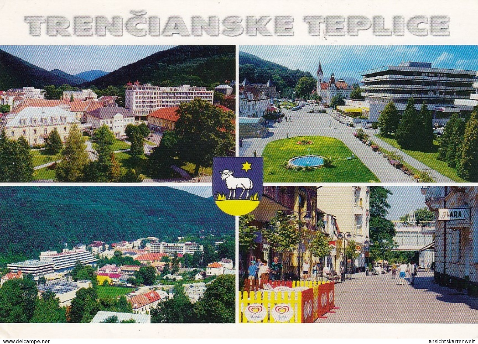 Trenclanske Teplice Mehrbildkarte Gl2002 #D5581 - Slovacchia