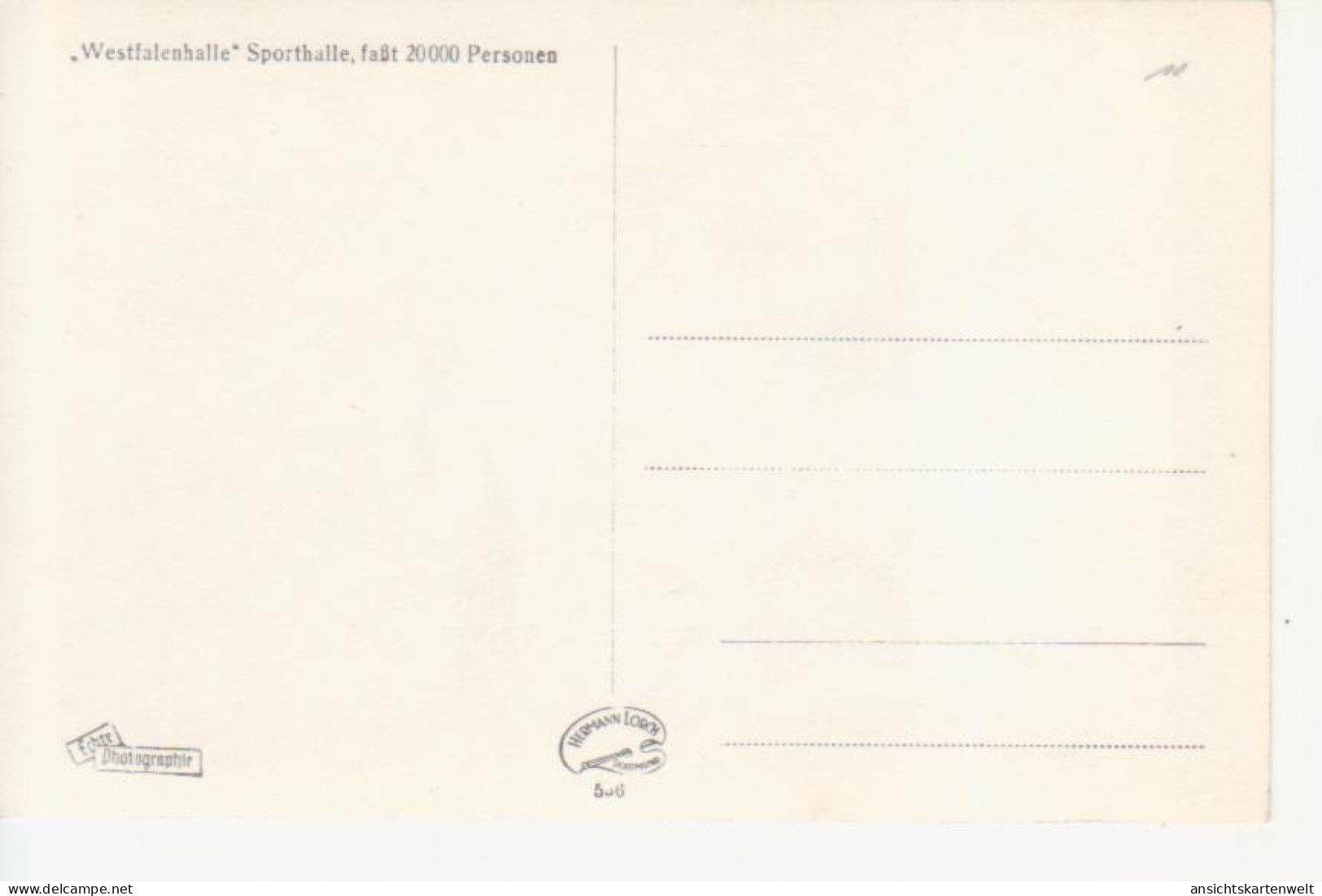 Dortmund Westfalenhalle Rosenterrasse Ngl #221.055 - Andere & Zonder Classificatie