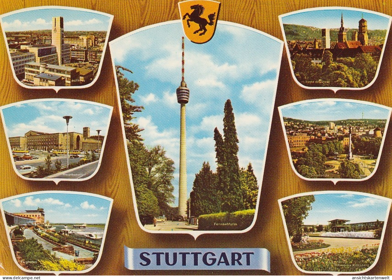 Stuttgart Mehrbildkarte Gl1976 #D5469 - Andere & Zonder Classificatie