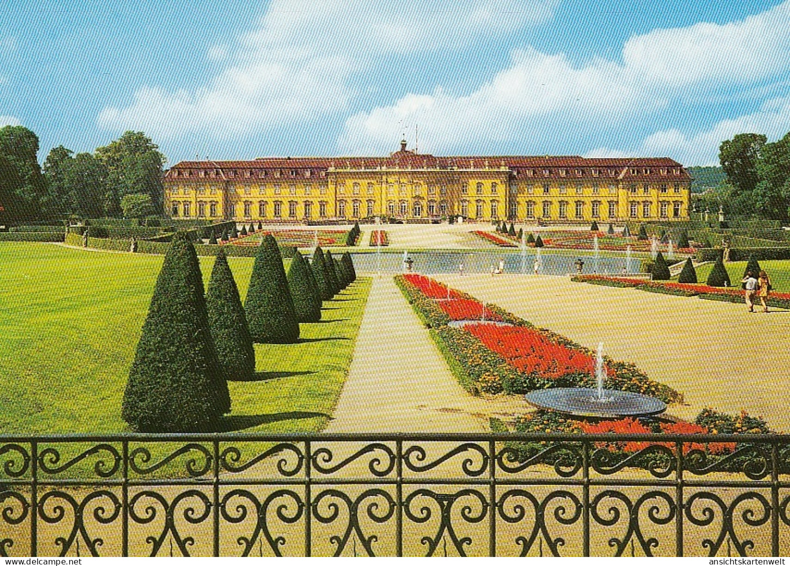 Ludwigsburg Schloss Von Süden Ngl #D4614 - Andere & Zonder Classificatie