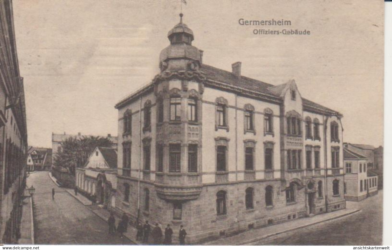 Germersheim Offiziers-Gebäude Feldpgl1916 #221.817 - Andere & Zonder Classificatie