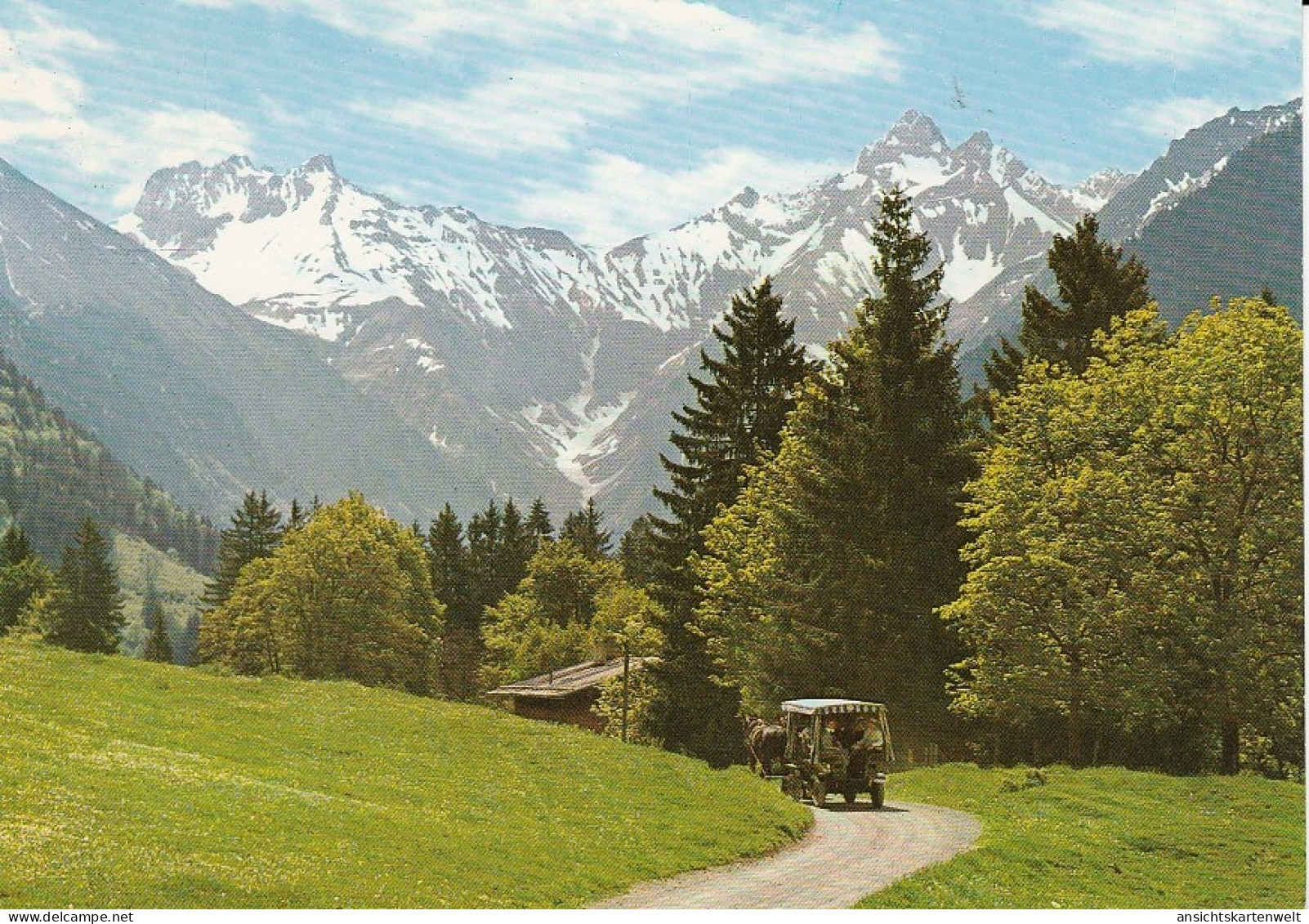 Oberstdorf I.Allgäu Blick Vom Kühberg Spielmannsautal Gl1979 #D5159 - Autres & Non Classés