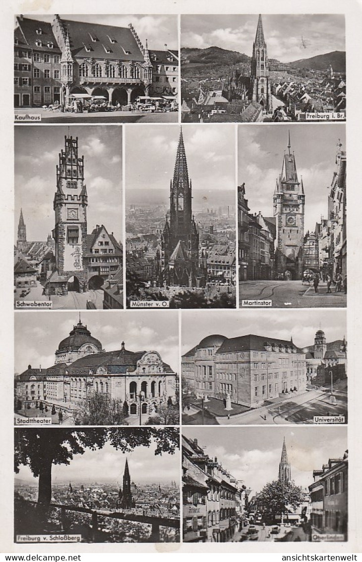 Freiburg I.Breisgau Mehrbildkarte Glum 1940? #D5913 - Other & Unclassified