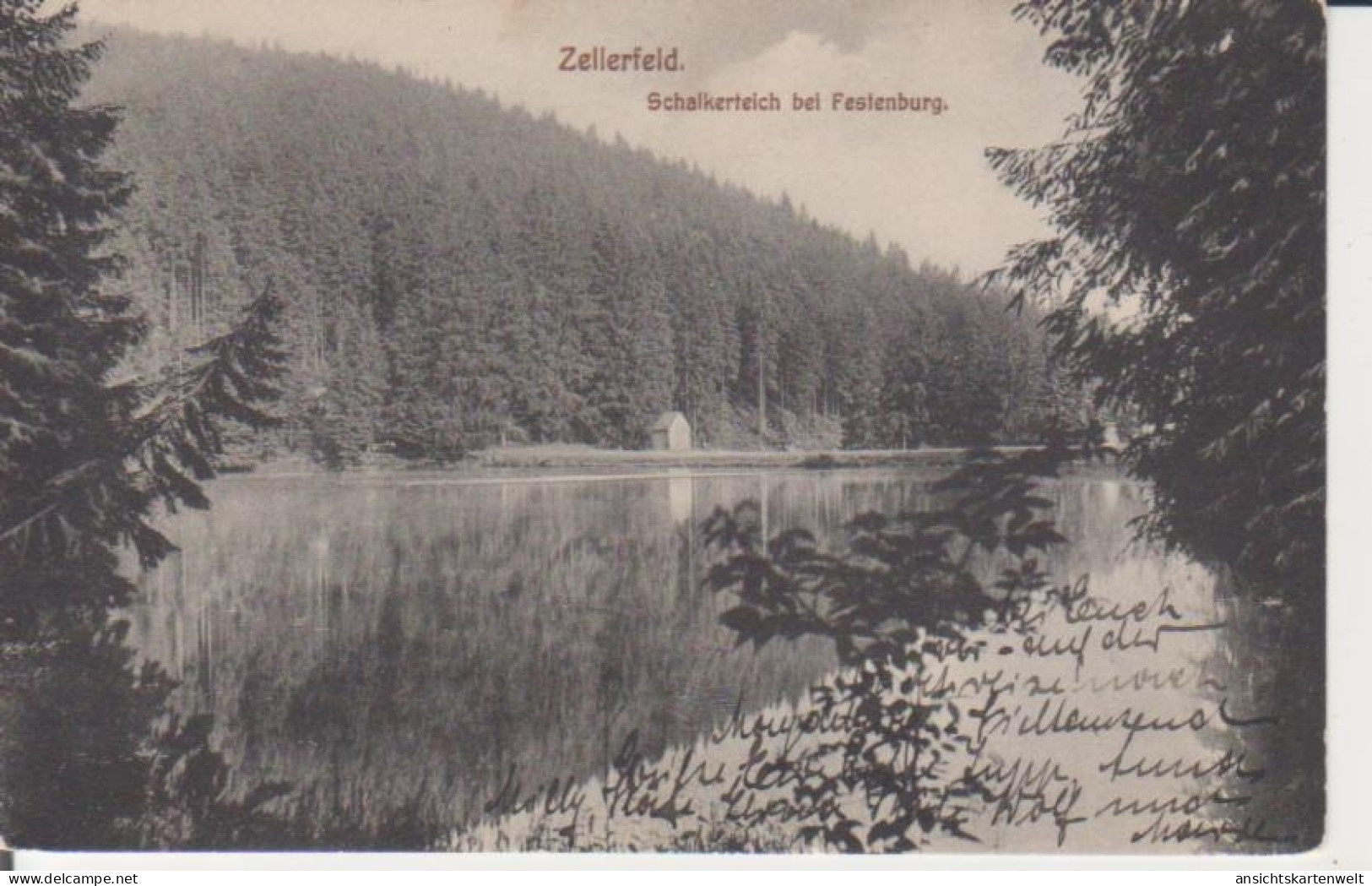 Zellerfeld Schalkerteich Bei Festenburg Gl1912 #222.274 - Autres & Non Classés