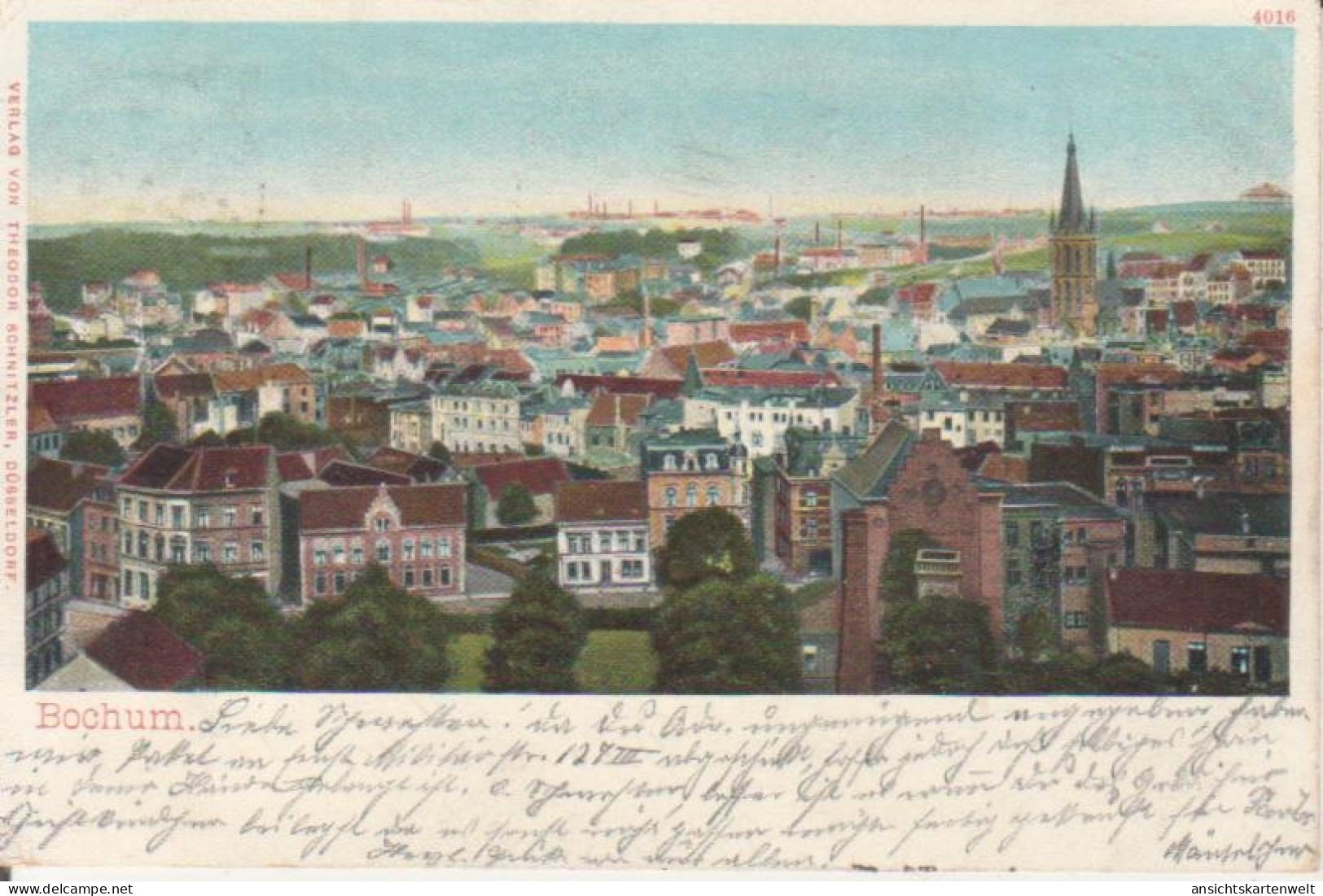 Bochum Panorama Gl1903 #221.096 - Altri & Non Classificati