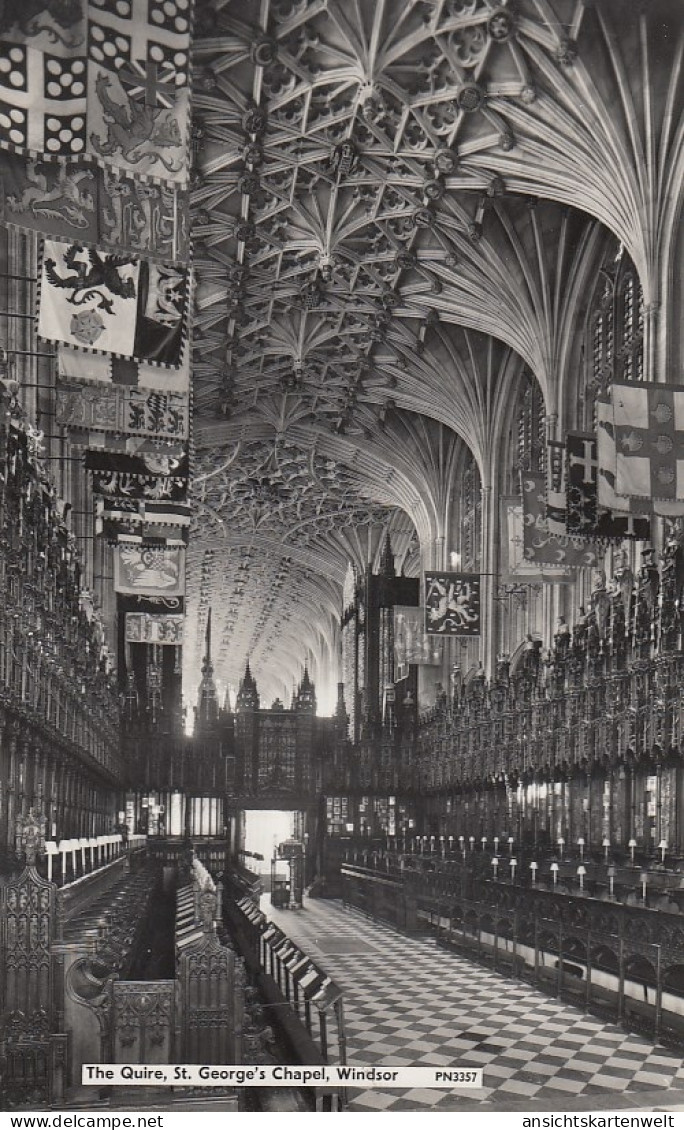 The Quire, St.George's Chapel, Windsor Ngl #D5381 - Andere & Zonder Classificatie