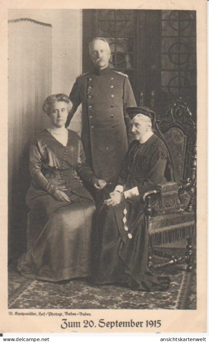 Badischer Opfertag 20. September 1915 - Kaiser Wilhelm II. Gl1915 #221.402 - Familles Royales