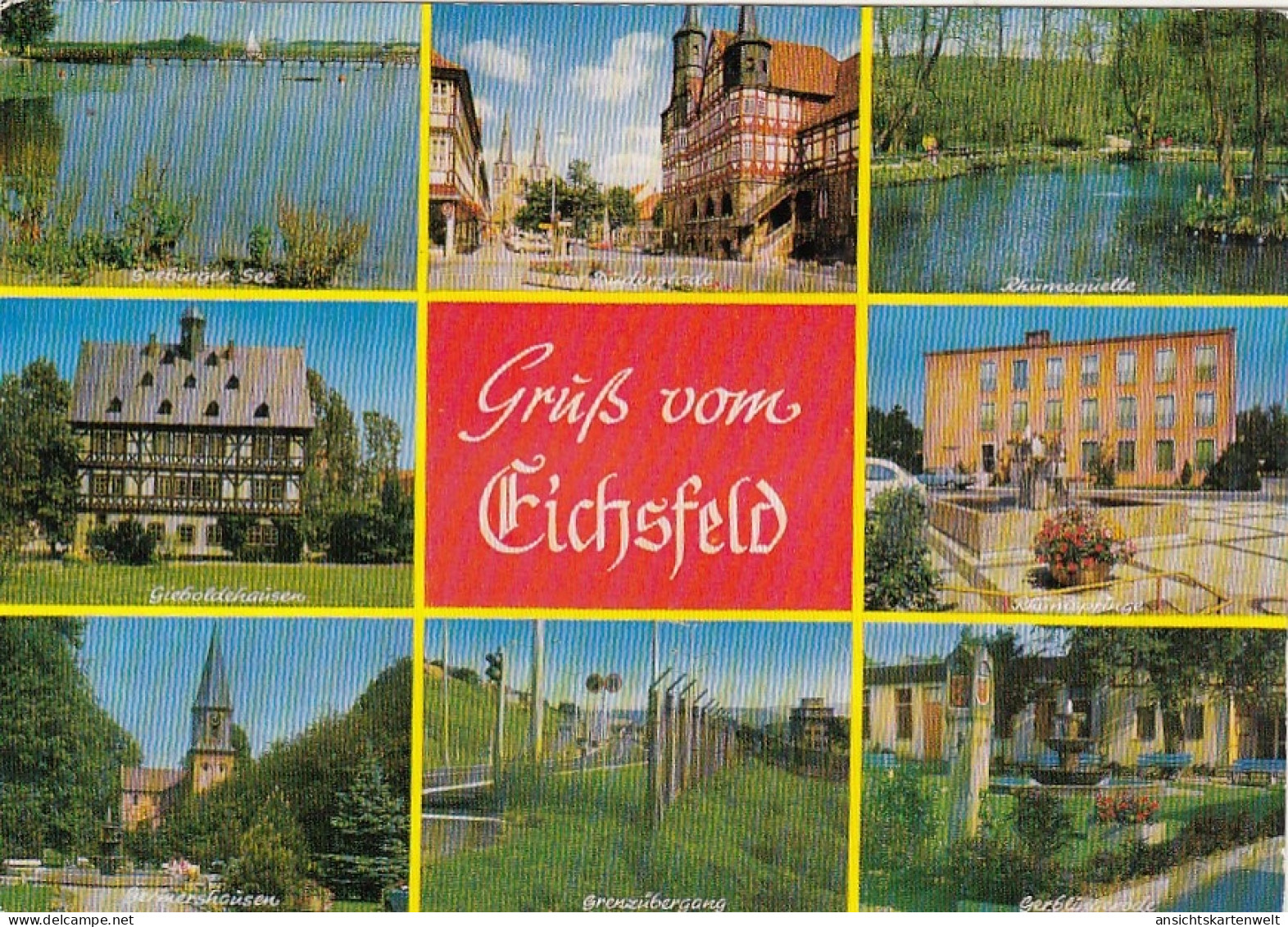 Gruß Vom Eichsfeld, Mehrbildkarte Gl1980 #G5734 - Autres & Non Classés