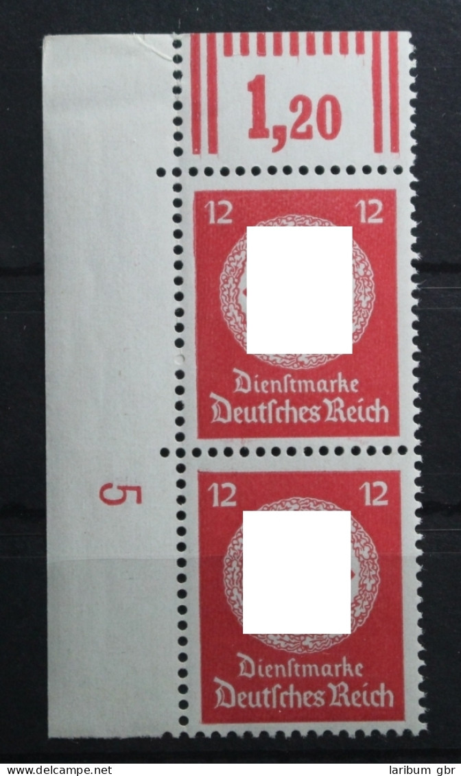 Deutsches Reich Dienstmarken 172 W OR 2'9'2 Postfrisch Eckrand DZ 5 #TN583 - Dienstmarken
