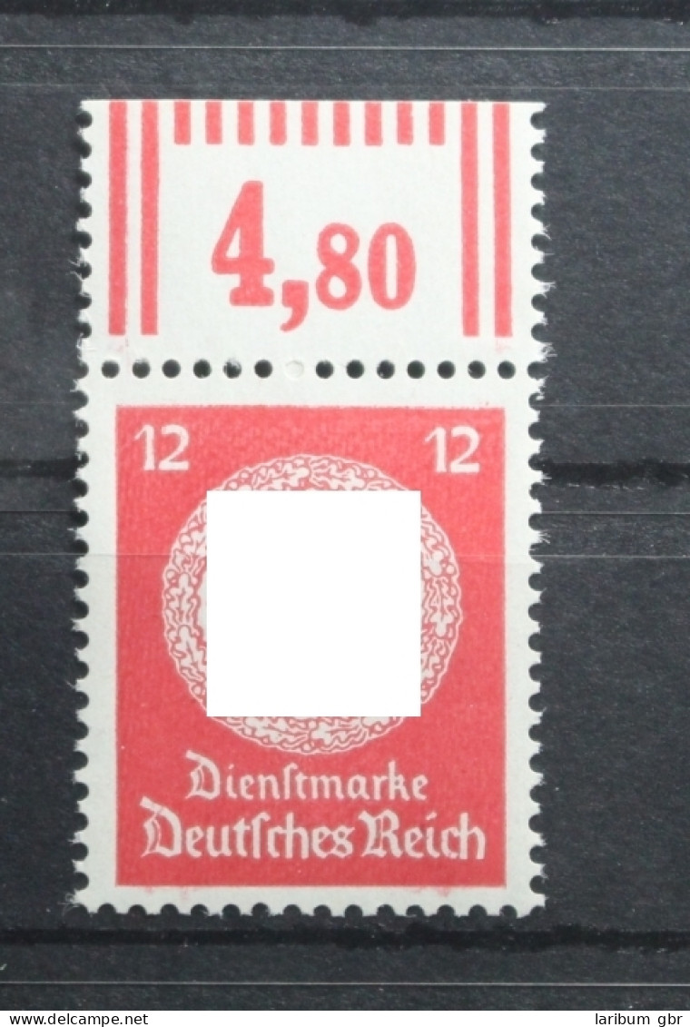 Deutsches Reich Dienstmarken 172 W OR 2'9'2 Postfrisch Oberrand #TN586 - Dienstmarken