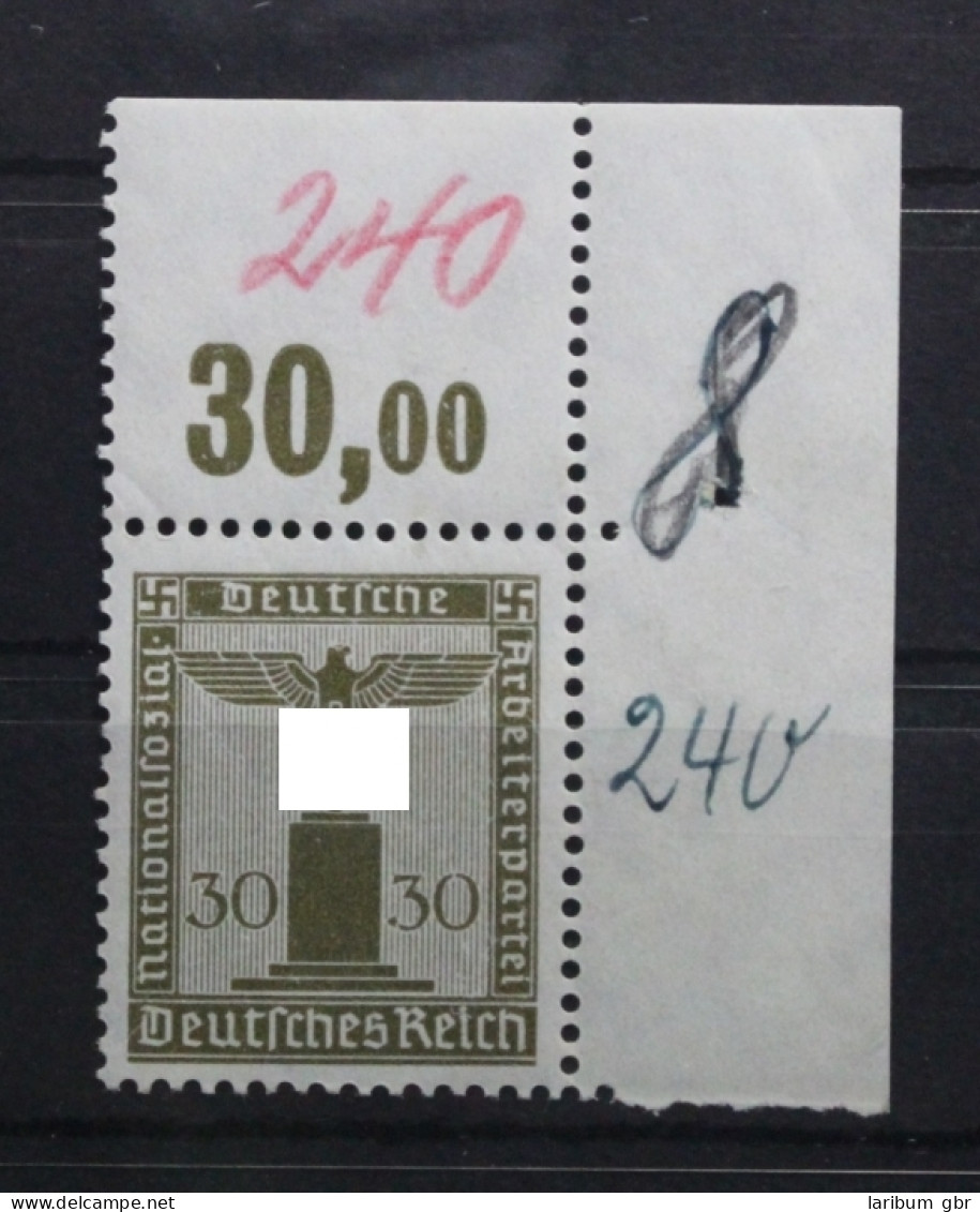 Deutsches Reich Dienstmarken 153 P OR Postfrisch #UJ570 - Oficial