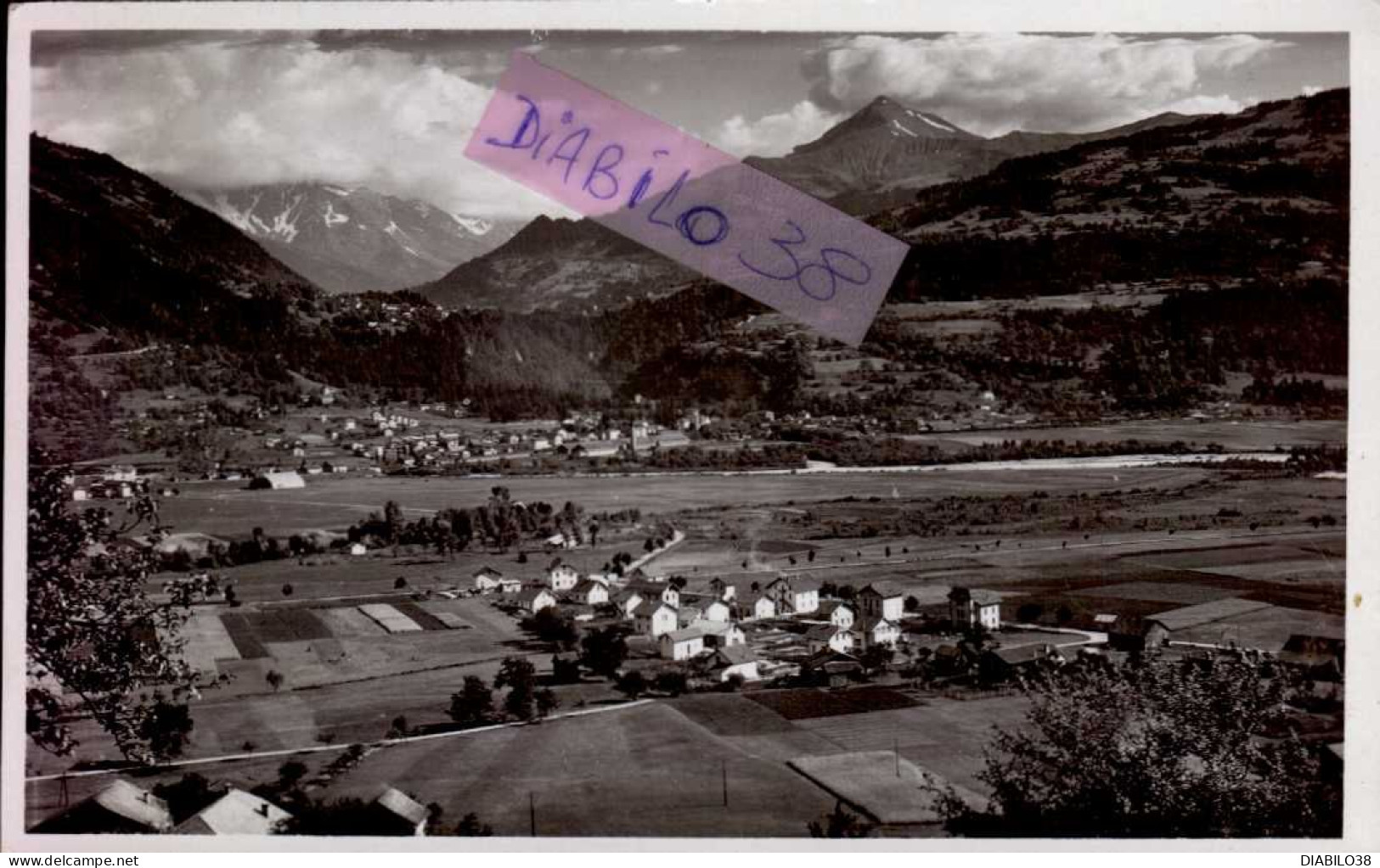 PASSY     ( HAUTE-SAVOIE )   VUE SUR LE FAYET, SAINT-GERVAIS, LE MONT-JOLY ET CHAMP D ' AVIATION - Passy