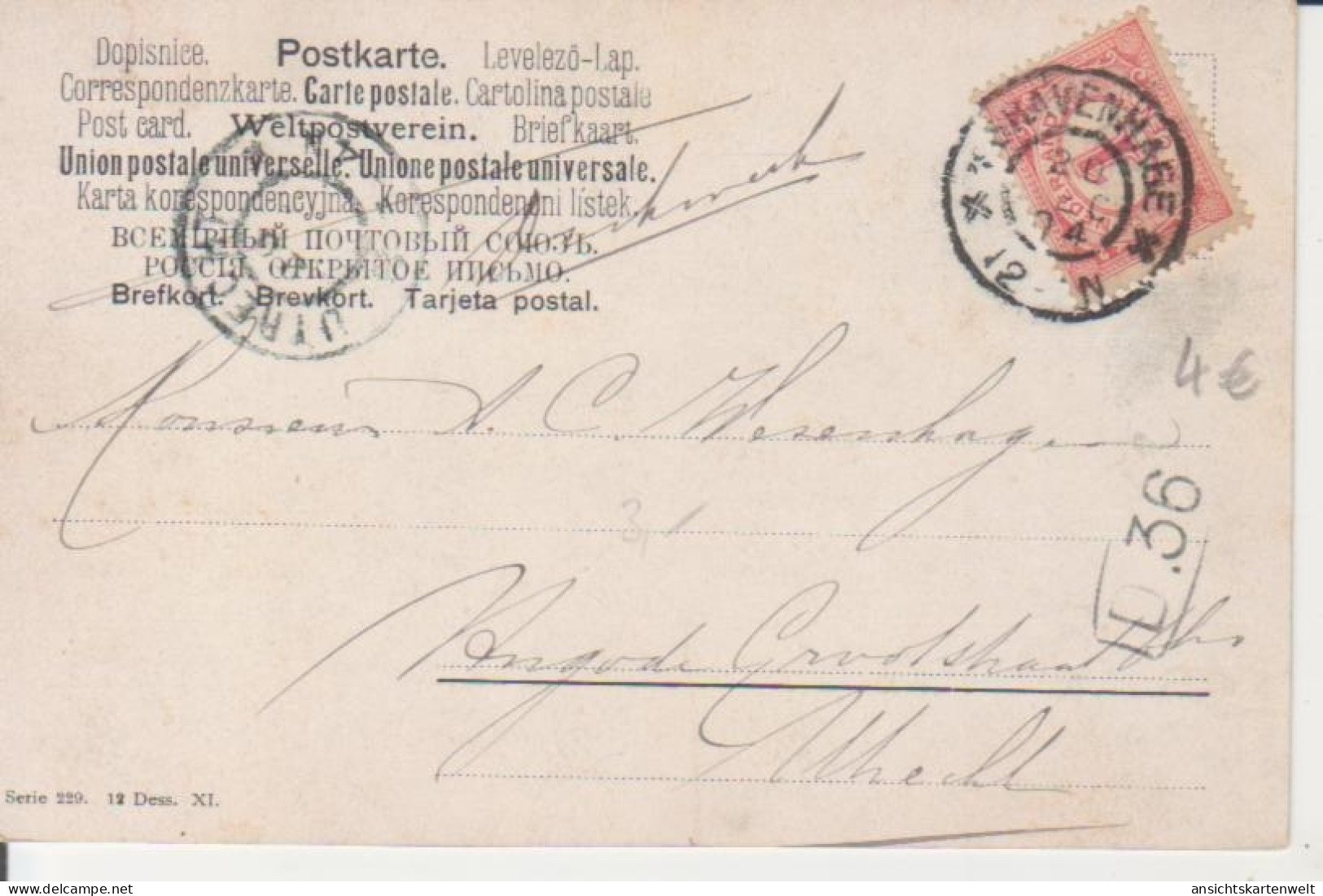 Künstlerkarte Gl1904 #222.189 - Zonder Classificatie