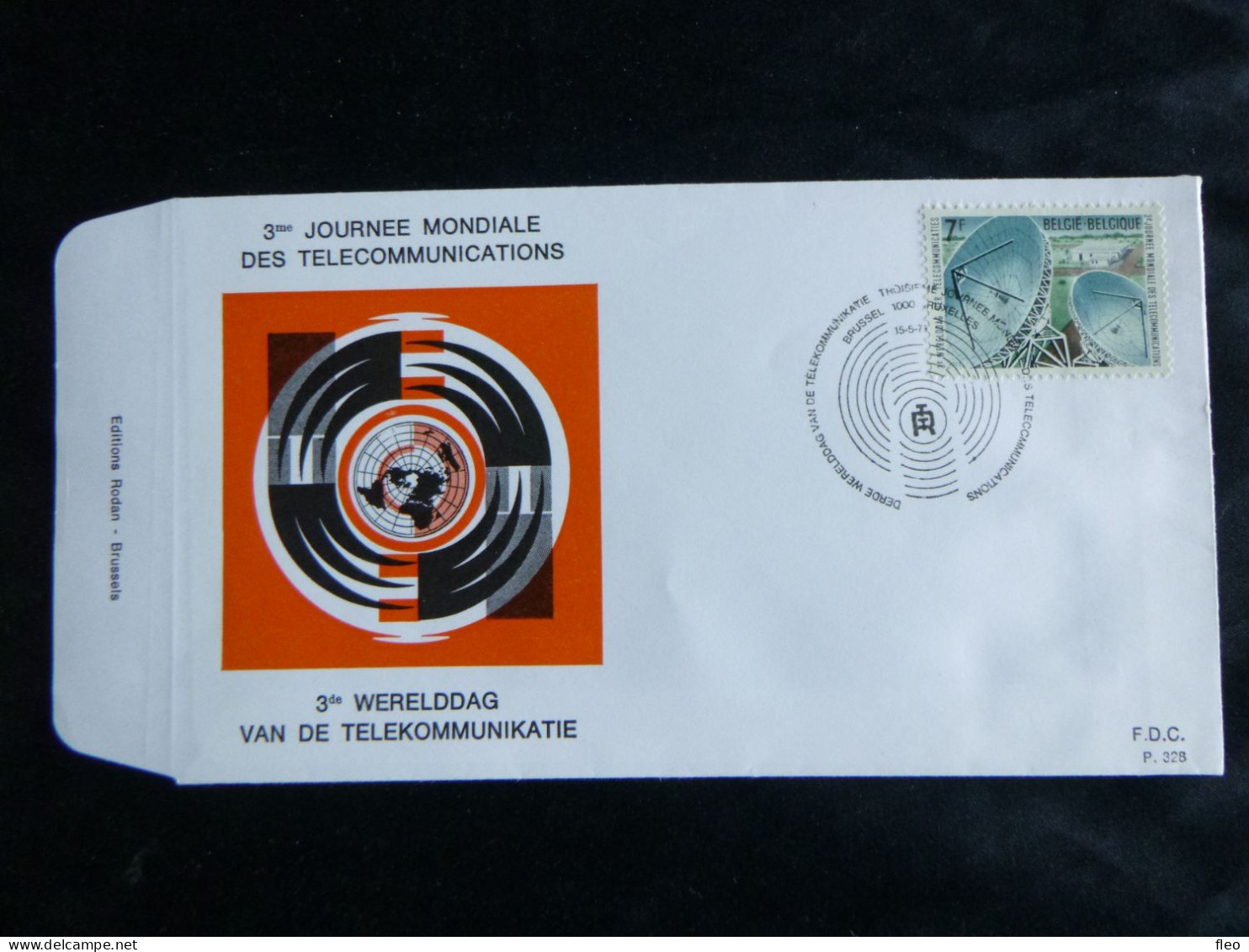 1971 1580 FDC ( Brus/Brux)  Nice Quality! : " Télécommunications " - 1971-1980