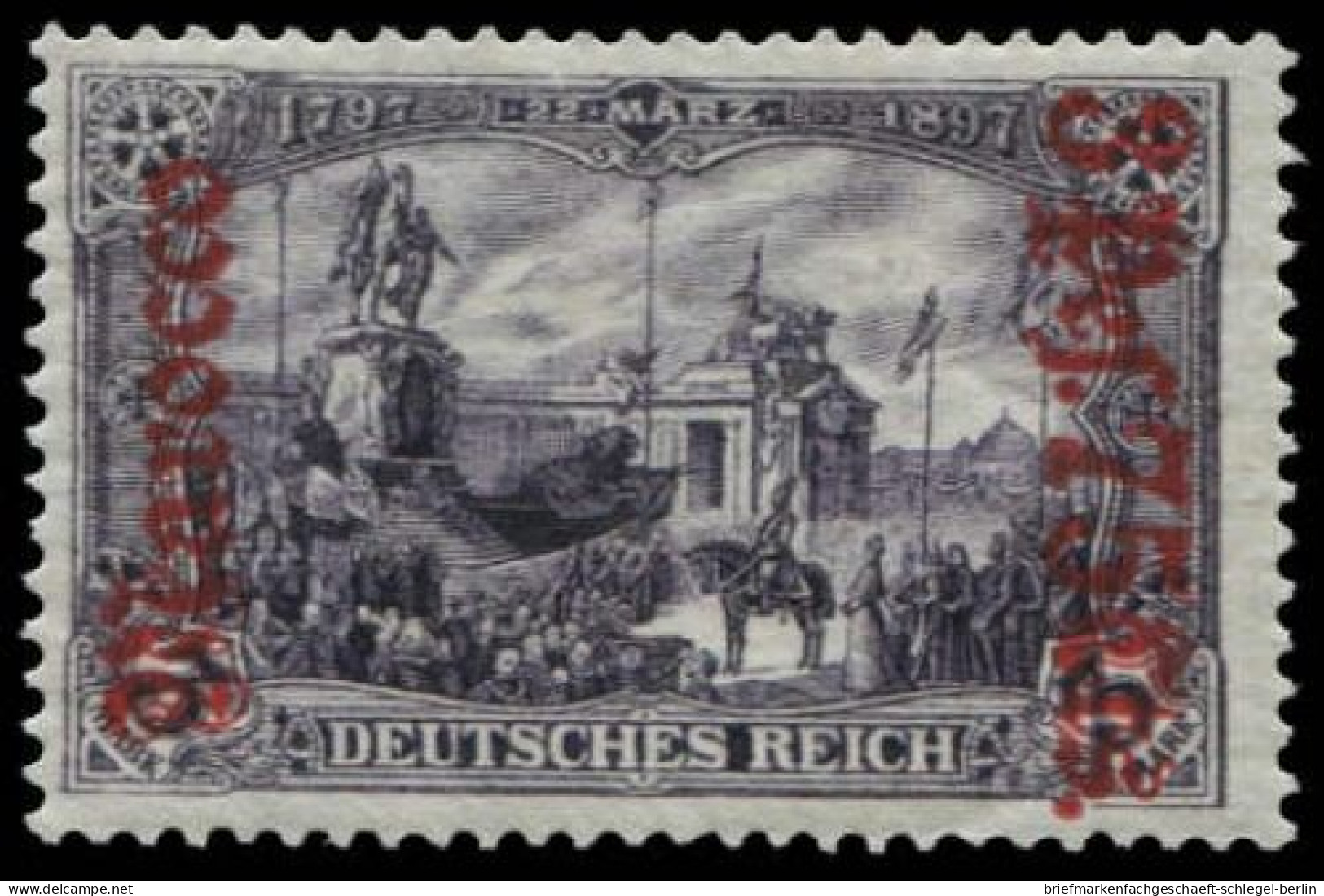 Deutsche Auslandspost Marokko, 1905, 32 B, Postfrisch - Turquie (bureaux)