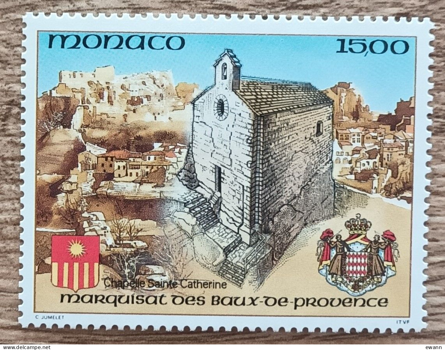 Monaco - YT N°1841 - Le Marquisat Des Baux De Provence - 1992 - Neuf - Ongebruikt