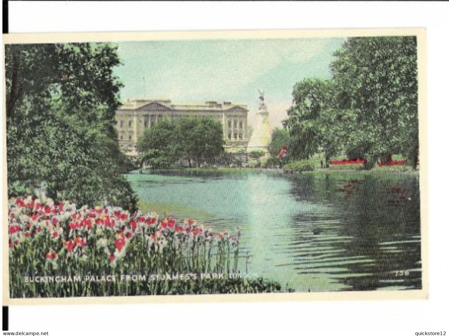 Buckingham Palace From St Jame's Park, London/Uinique View Of The House Parliament County Hall And West, London  -  6924 - Altri & Non Classificati