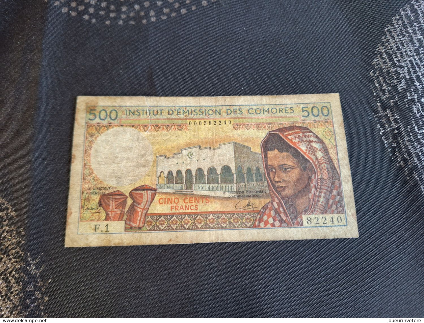 Comores - Banque Centrale - 500 Francs -Série-F1 - Altri & Non Classificati