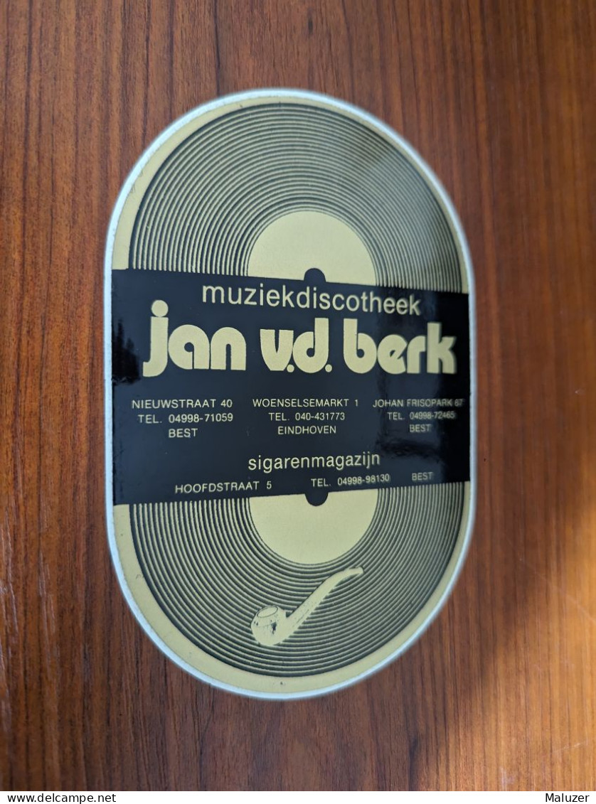 AUTOCOLLANT MUZIEK – DISCOTHEEK – JAN V.d. BERK MAGASIN COMMERCE MUSIQUE – BEST EINDHOVEN - PAYS-BAS NEDERLAND HOLLAND - Stickers